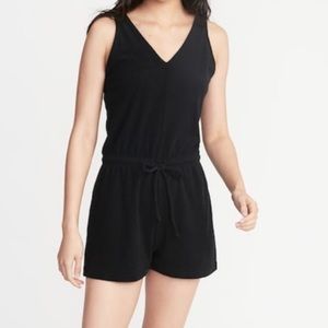 Black Cover-up Romper